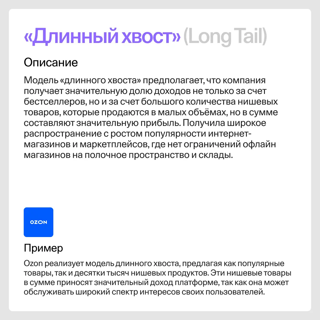Модель Long Tail