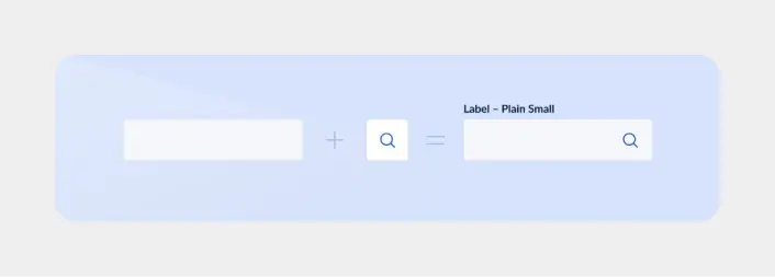 Молекулы — поле ввода и иконка поиска объединены в поле для поиска