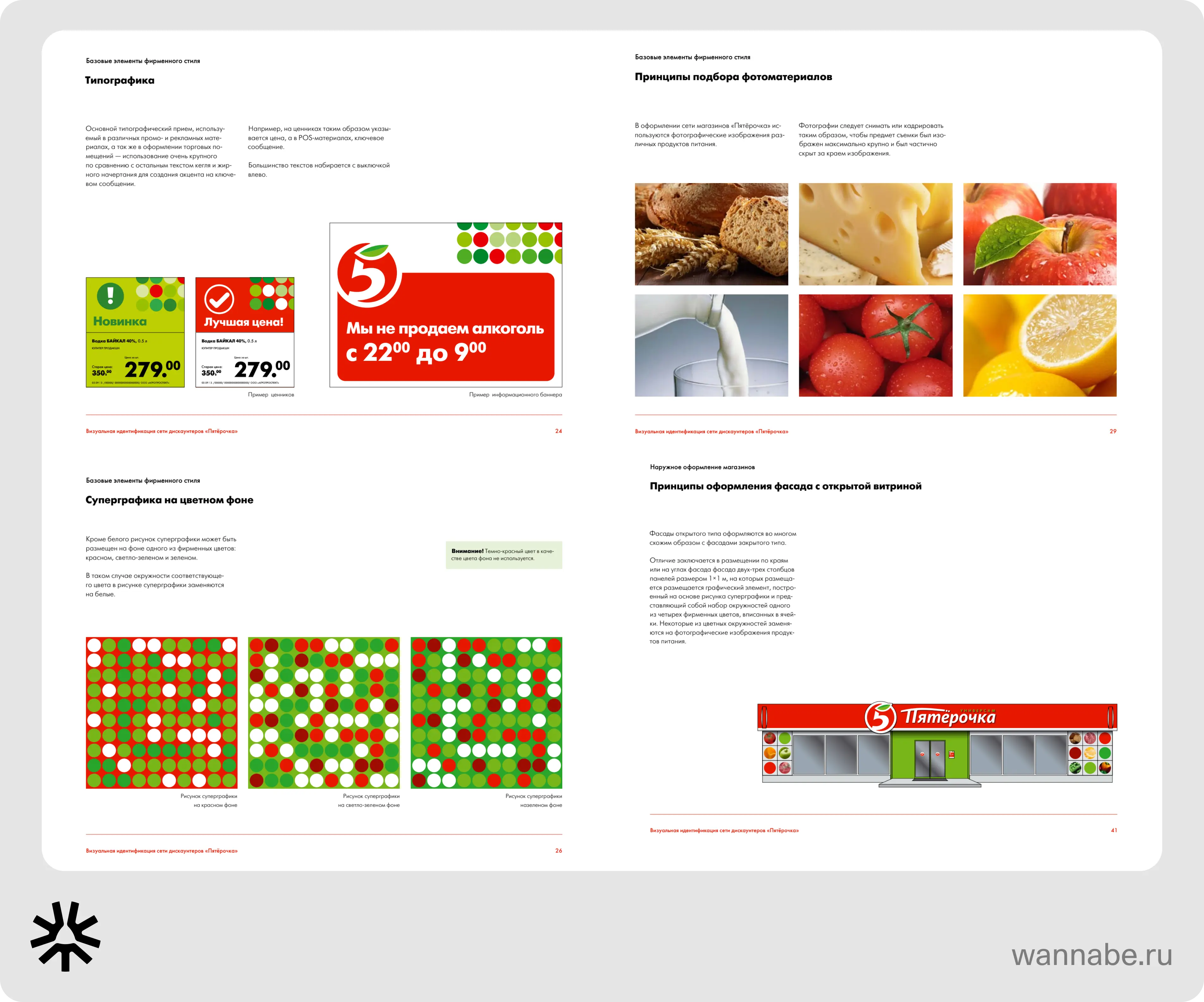 Гайдлайн Пятёрочки: правила оформления ценников, плакатов, витрин