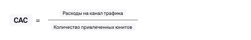 Формула CAC